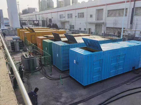 黑河柴油发电机出租案例展示